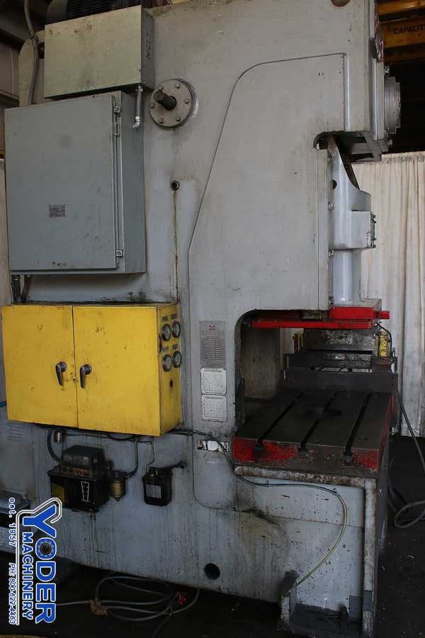 80 Ton, Han Oul #HNCP-80, gap frame press, 5.11" stroke, 13.77" Shut Height, air clutch, 15 HP, 1993, #70509 - Image 10