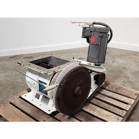 10" MAC Equipment #MD40, Airlock Rotary Valve, .75 HP, 0.4 cu.ft. per revolution, 12 RPM rotor 200 deg F - Image 4