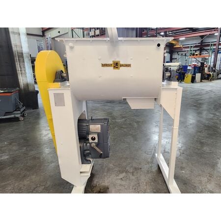 6 cu.ft. Sprout Waldron #B-6, Stainless Steel Jacketed Double Ribbon Blender, 21" width x 48" L flange, 14.9 - Image 3