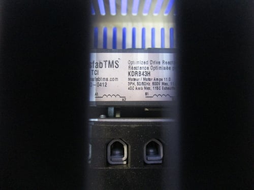 11 Amps, TCI KDRB43H, optimized drive reactor in vented metal casing 600 Volts 3 phase 50/6, new - Image 2