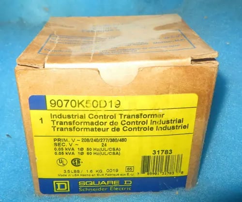 50 VA, Square D 9070K50D19, square d, new in box, 1 Year Warranty - Image 3