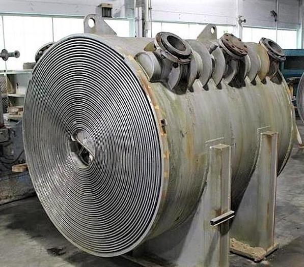 Spiral heat exchanger, Alfa-Laval #1-H, 70 psi @ -20 to 300&deg;F, serial #17727, 1986 - Image 1
