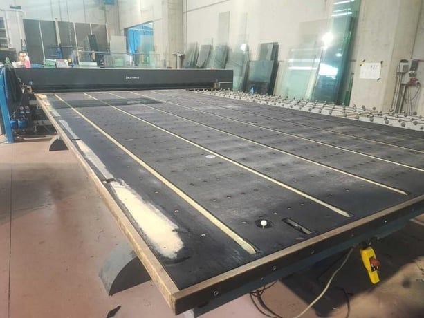 Bottero #535-AVM/46+100-BLC, Cutting Line, 2+2 - 8+8 mm glass thickness, 4600 mm width, 60m/min cut speed - Image 2