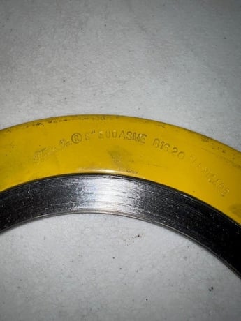 6" Flexitallic, 600# Gaskets, Stainless Steel, lot of (10), 10.5" O.D. - Image 4