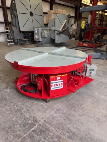 80000 lb. Ransome #8000, floor turntable, 3 HP variable speed, 84.5" table, 32.75" tbl height, 460 V. input - Image 2