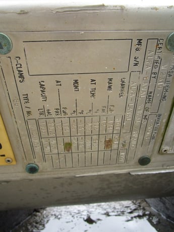 2561 sq.ft., Spiral heat exchanger, 174 psig @ 392 deg. F., 316L Stainless Steel - Image 5