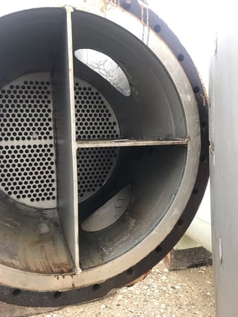 1658 sq.ft., Plant Maintenance Services, horizontal exchanger, 26" diameter x 16' 0" F/F., Carbon Steel - Image 9