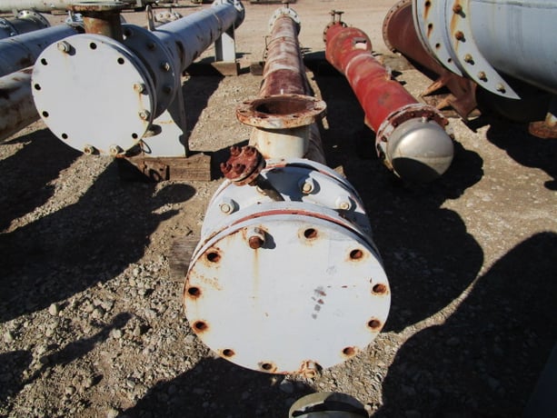 375 sq.ft. Gaspar, 14" diameter x 20' 0" F/F, Carbon Steel Shell, FV/123 psi @ 350 deg. F., Hastelloy shell - Image 7