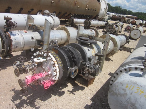 368 sq.ft., 100FV psi shell, 100FV psi tube, Southern Heat Exchanger, Vertical 304L Stainless Steel Heat - Image 2