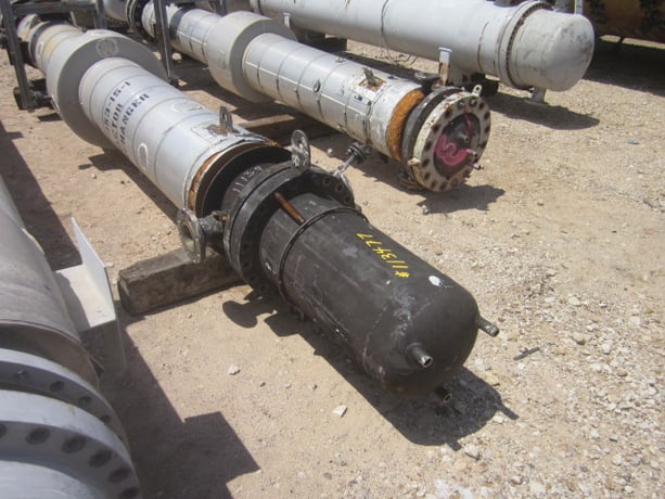 368 sq.ft., 100FV psi shell, 100FV psi tube, Southern Heat Exchanger, Vertical 304L Stainless Steel Heat - Image 3