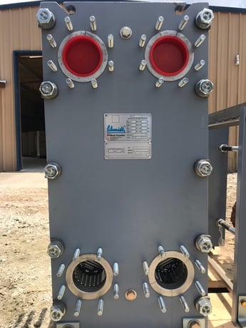 43 sq.ft., API, SM25-500-18, heat transfer plate heat exchanger, Carbon Steel frame, (18) plates constructed - Image 3