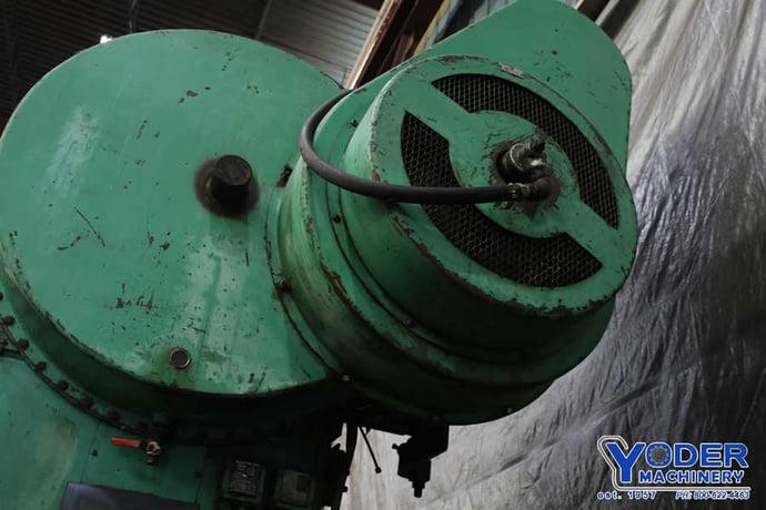 100 Ton, Niagara #SA2-100-48-30, straight side double crank press, 6" stroke, 22-1/2" Shut Height, air - Image 3