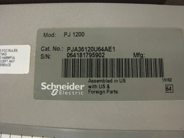 1200 Amps, Square D breaker, PJ 1200 PJ A36120U64AE1, new - Image 3