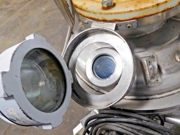 100 liter Ann Tsung Machinery, Stainless tank w/2 HP agitator, 20" dia x 21" straight side - Image 8