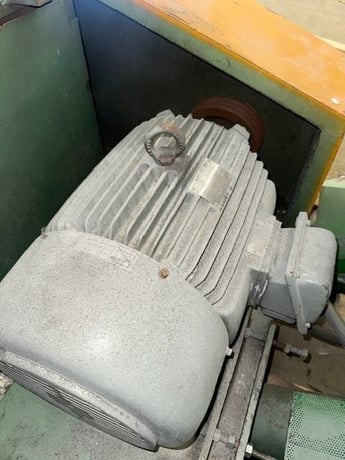 13" x 28" LR Systems, granulator mounted on mobile base, 30 HP, includes blower discharge, 1999 - Image 8