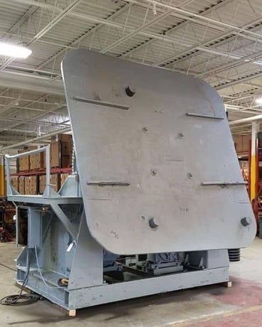 40000 lb. Ransome #8, welding positioner, 10' x 10' table, 360&deg; table rotation, pendnat controls - Image 2
