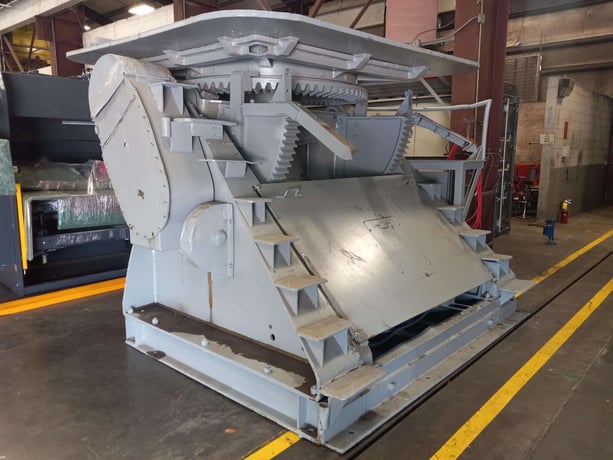 40000 lb. Ransome #8, welding positioner, 10' x 10' table, 360&deg; table rotation, pendnat controls - Image 4