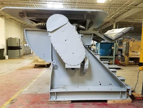 40000 lb. Ransome #8, welding positioner, 10' x 10' table, 360&deg; table rotation, pendnat controls - Image 7