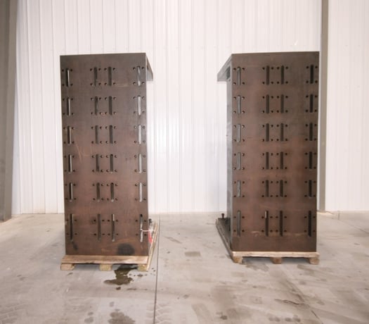36" x 96" x 36" Giddings & Lewis, angle plate, pair, #12152J - Image 8