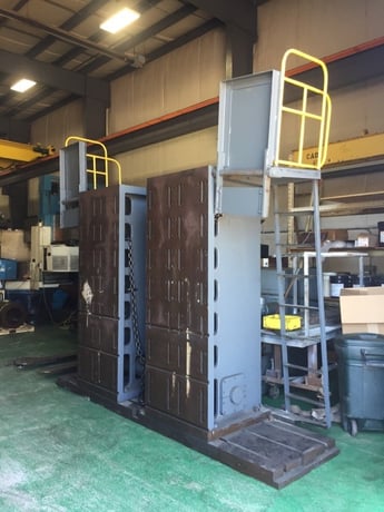 36" x 96" x 36" Giddings & Lewis, angle plate, pair, #12152J - Image 10
