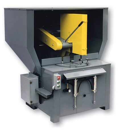 20"/22" Kalamazoo #KM20-22V, abrasive miter saw, vacuum base, 15 HP, #2118024 - Image 2
