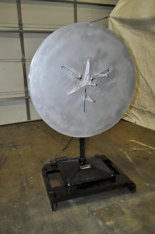 150 lb. Rapid-Air #RX3A154E, motorized uncoiler, 7" mandrel, 60" outside dimensions, 9"-15.5" ID, 50 RPM, 36" - Image 2