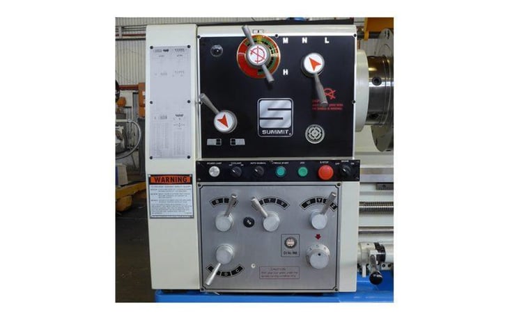 Summit #18-3-80A, Precision Engine Lathe, 18-1/4" swing, 11-1/4" swing over cross slide, 11-3/4" gap, NEW - Image 5