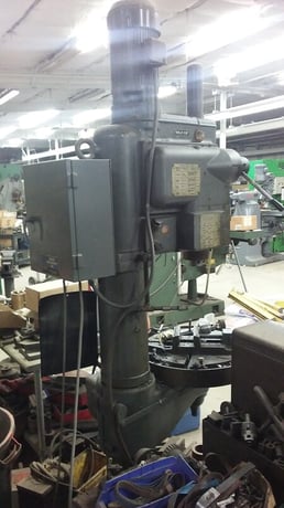 Yoshida #YD3-65N, Geared Head Drill, 23" dia swivel table, 10" stroke, 12.5" throat, #4MT, S/n: 5820002 - Image 3