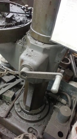 Yoshida #YD3-65N, Geared Head Drill, 23" dia swivel table, 10" stroke, 12.5" throat, #4MT, S/n: 5820002 - Image 5