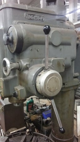 Yoshida #YD3-65N, Geared Head Drill, 23" dia swivel table, 10" stroke, 12.5" throat, #4MT, S/n: 5820002 - Image 6