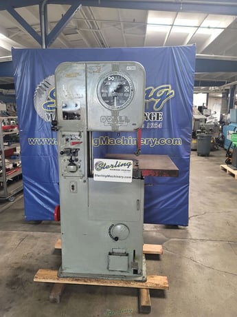 16" x 10" DoAll #ML-16, vertical bandsaw, 1/8"- 3/4" x 120" blade, 60-1600 FPM, blade welder/grinder, foot - Image 8