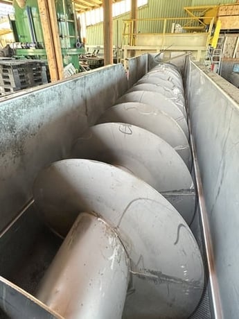 24" x 16' long, Stainless Steel screw auger conveyor - Image 6