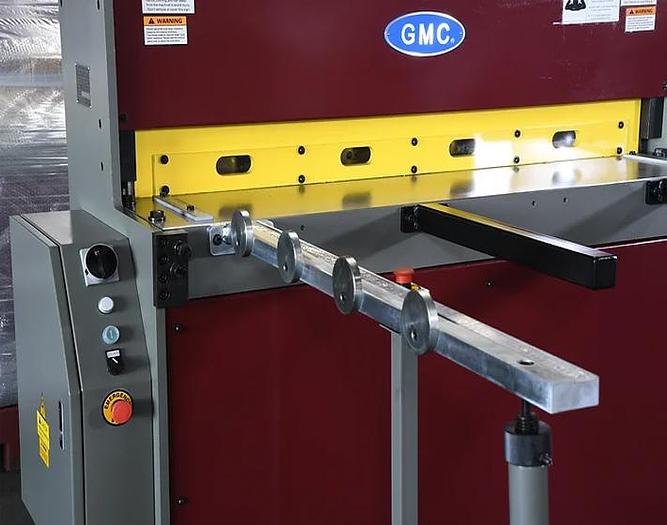 1/4" x 4' GMC #HS-0425E, hydraulic shear, 12-20 SPM, 24" front operated power back gauge, 60" squaring arm - Image 3