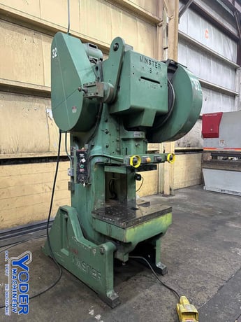 60 Ton, Minster #6, OBI back geared press, 6" stroke, 14" Shut Height, air clutch & brake, #76280 - Image 2