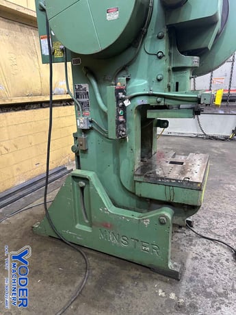 60 Ton, Minster #6, OBI back geared press, 6" stroke, 14" Shut Height, air clutch & brake, #76280 - Image 7