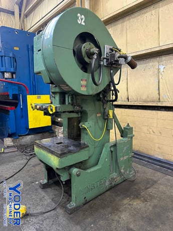 60 Ton, Minster #6, OBI back geared press, 6" stroke, 14" Shut Height, air clutch & brake, #76280 - Image 8