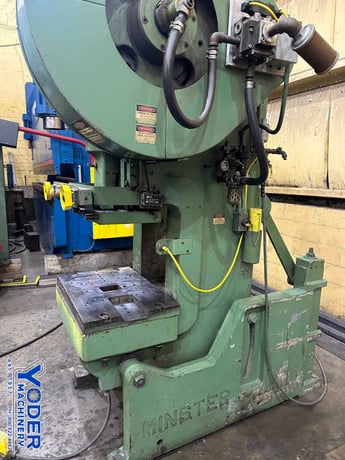 60 Ton, Minster #6, OBI back geared press, 6" stroke, 14" Shut Height, air clutch & brake, #76280 - Image 9