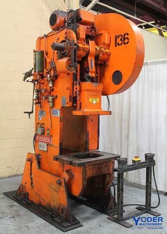 60 Ton, Niagara #M-60, OBI press, 6" stroke, 18" Shut Height, air clutch & brake, 90 SPM, #62840 - Image 1