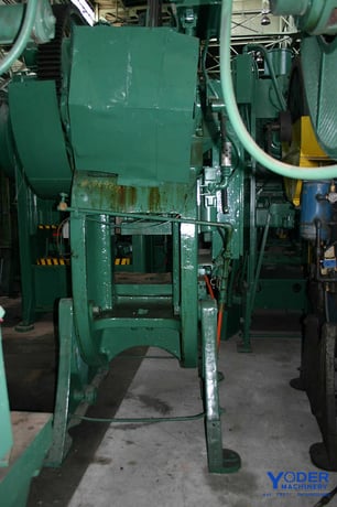 75 Ton, Bliss #23, OBI press, 8" stroke, 15" Shut Height, air cluitch & brake, Bijur lube, #19334 - Image 8