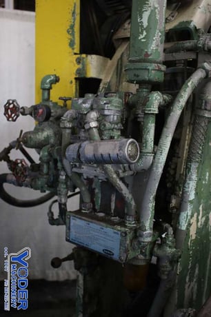 35 Ton, Danly #35, OBI flywheel press, 4" stroke, 12-1/2" Shut Height, air clutch & brake, 5 HP, #75432 - Image 8