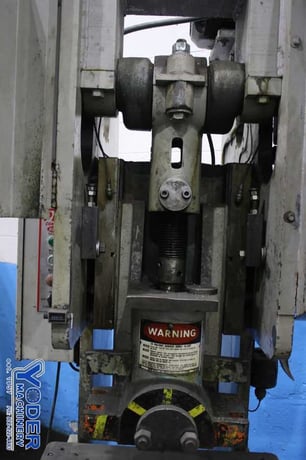 55 Ton, Heim #5-OBI-FW, OBI flywheel press, 3" stroke, 13" Shut Height, air clutch & brake, 1988, #75940 - Image 9