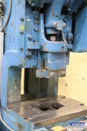 56 Ton, Minster #6, OBI press, 6" stroke, 10" Shut Height, 21" x32" bed, air clutch, 5 HP, #72834 - Image 4