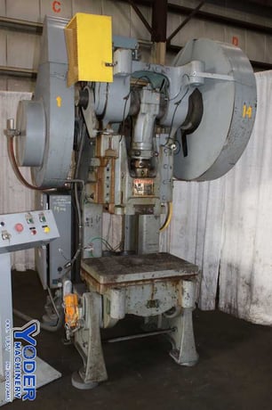 75 Ton, Perkins #650-B, OBI press, 4" stroke, 16" Shut Height, 3" adjustment, 31" bed area, #74109 - Image 2