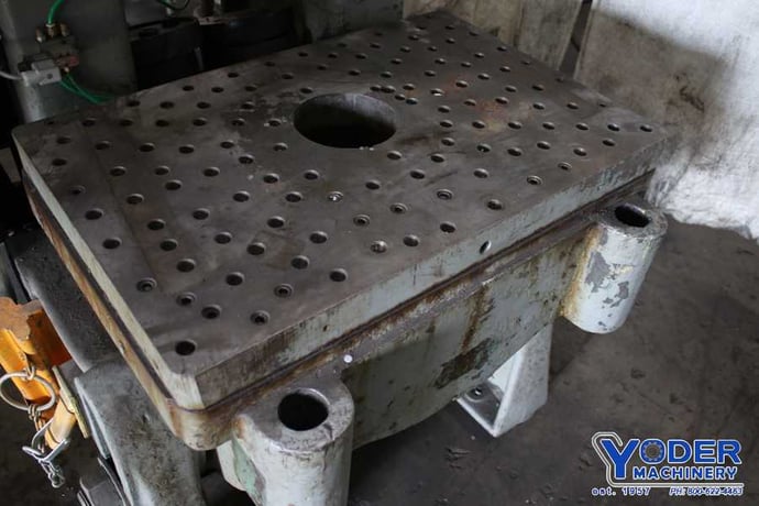 75 Ton, Perkins #650-B, OBI press, 4" stroke, 16" Shut Height, 3" adjustment, 31" bed area, #74109 - Image 5