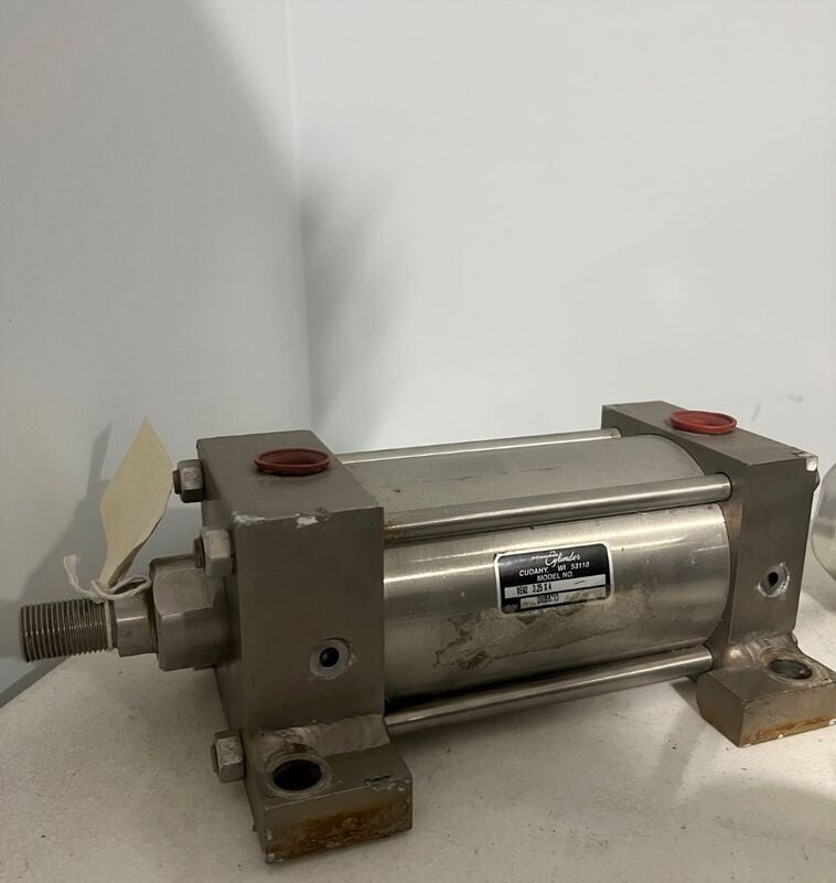 Milwaukee #VE82-3.25X4, Pneumatic Cylinder, Stainless Steel - Image 1