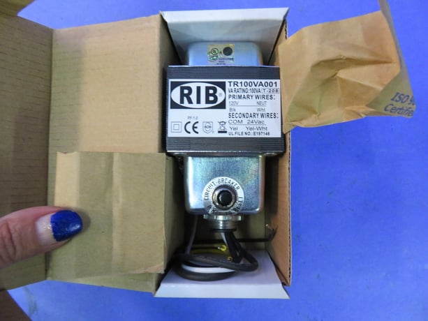 100 VA, RIB TR100VA001, rib, 120-24 Volts foot & single threaded, new - Image 6