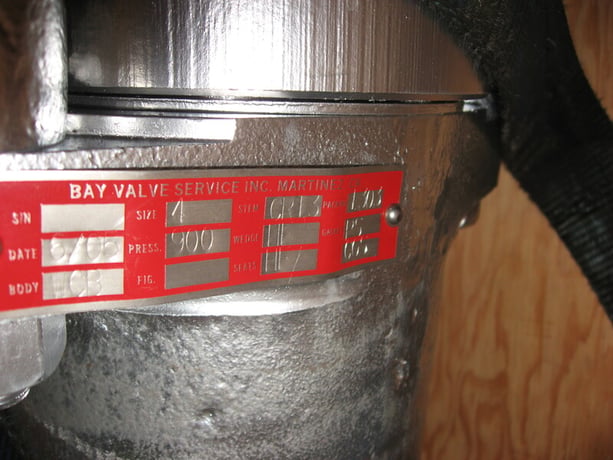 4" Rockwell Edwards class 900 globe valve, reconditioned - Image 2