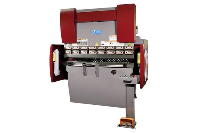 70 Ton, GMC #HPB-7006, CNC press brake, 6' overall, 63" between housing, 6" stroke, 10" throat, (2) 24" front - Image 1