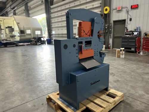 4" x 4" x 3/8" Scotchman #50514-EC, ironworker with LED lighting, 50 ton, 3 HP, #15650N - Image 8