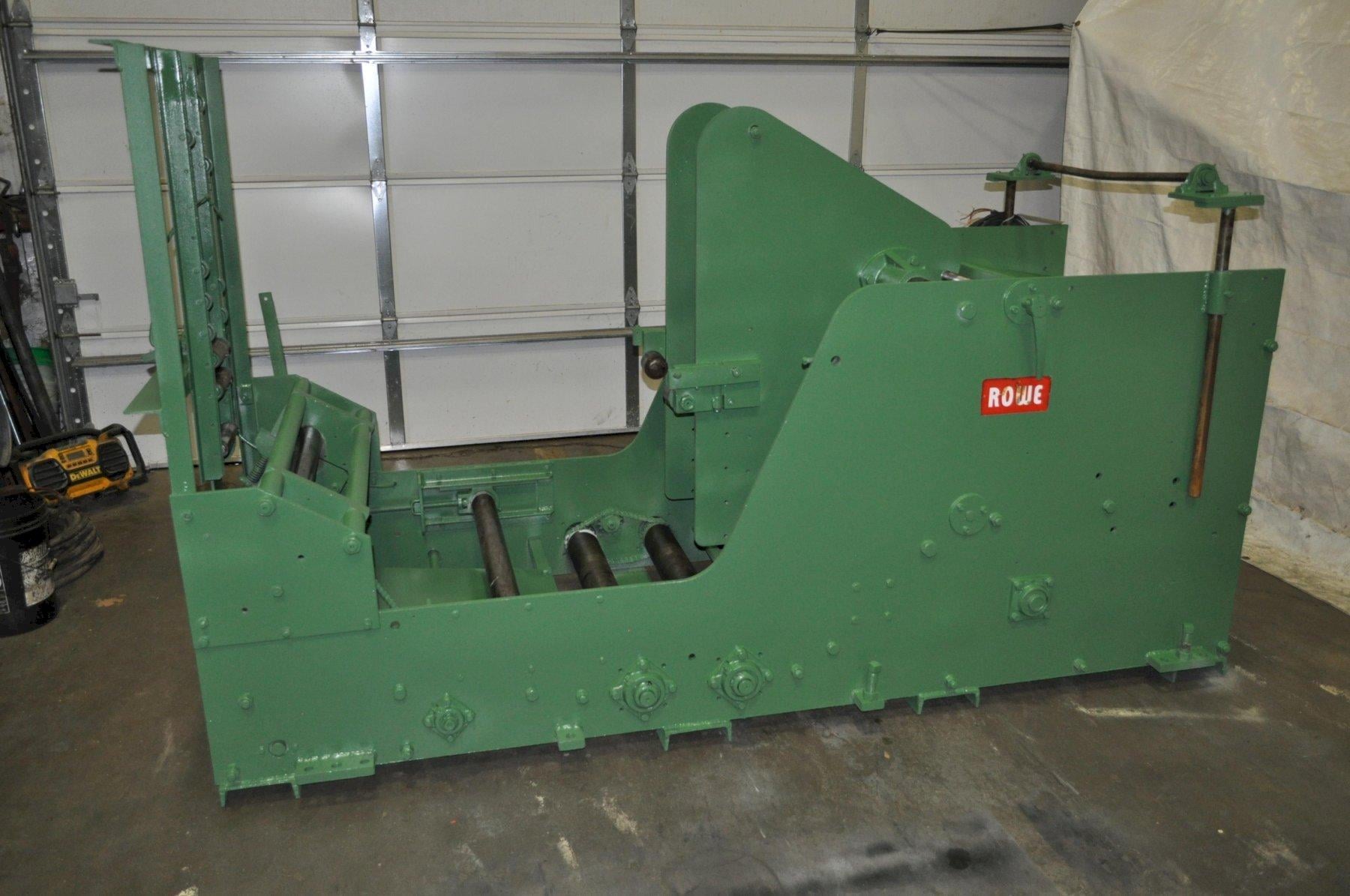 8000 lb. Rowe #8024J, 24" width, 50" outside dimension, loop switch, coil guides - Image 1